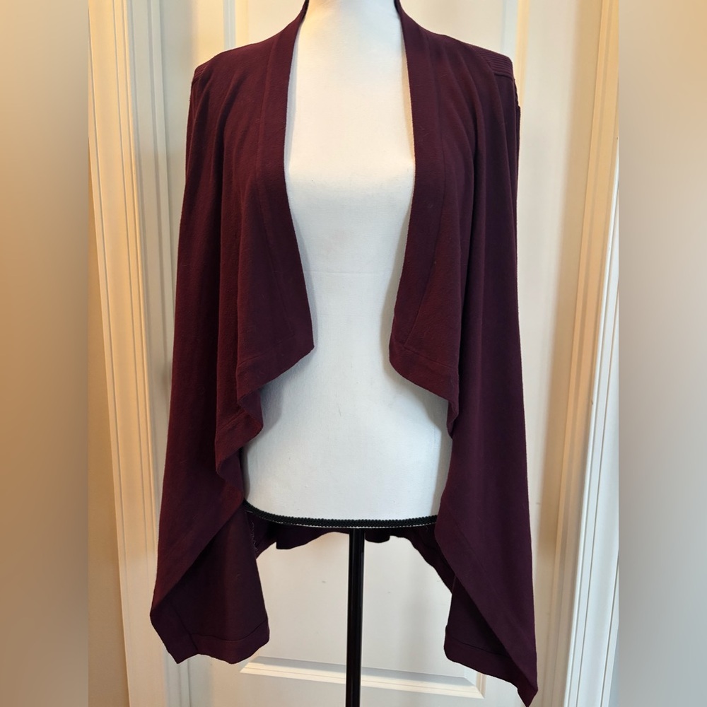 White House Black Market Burgundy Sweater